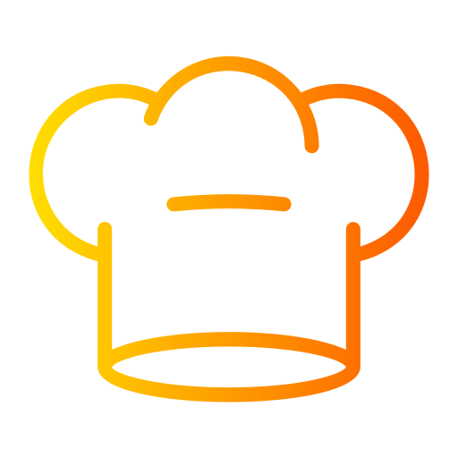czapka szefa kuchni Generic Gradient ikona
