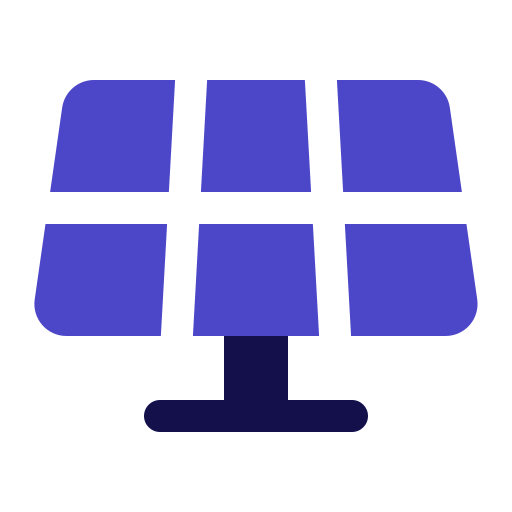 pannello solare Generic Flat icona