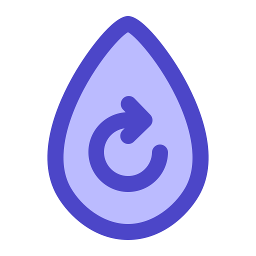 Экономьте воду Generic Blue иконка