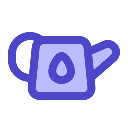 Watering can Generic Blue icon