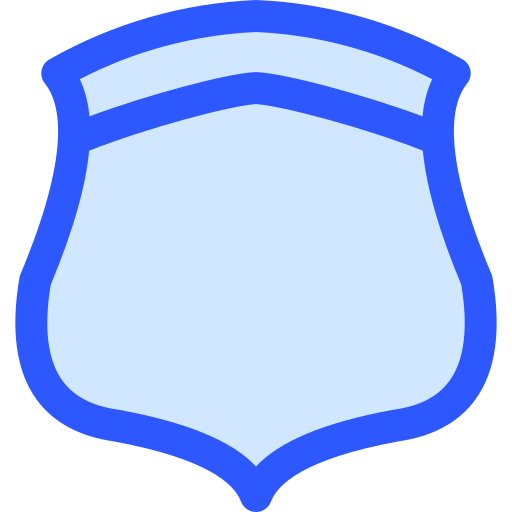 シールド Generic Blue icon
