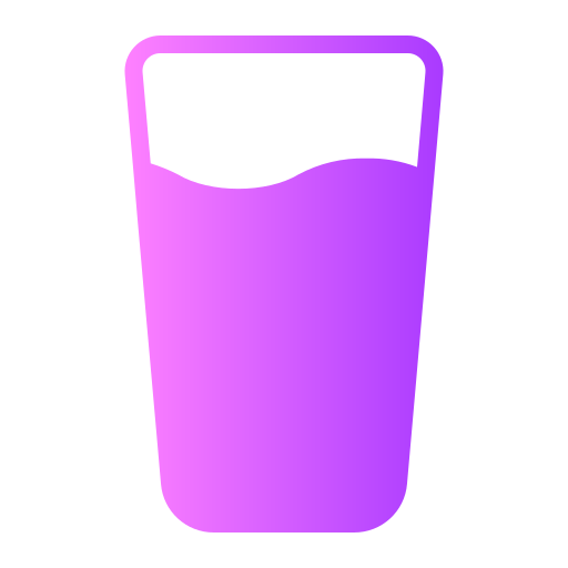 bicchiere d'acqua Generic Flat Gradient icona