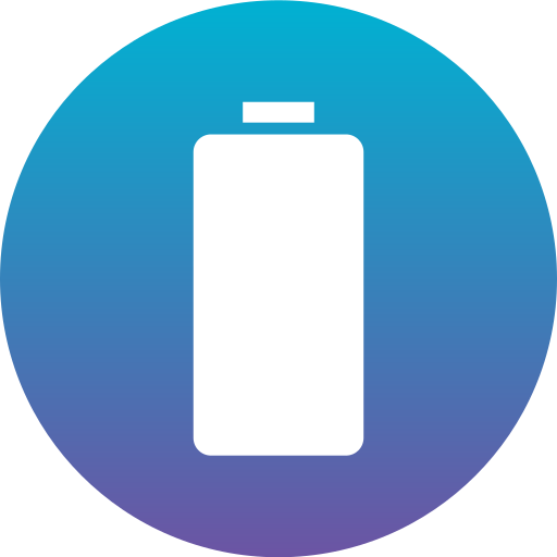 bateria Generic Flat Gradient ikona
