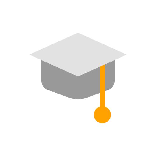 sombrero de graduacion Generic Flat icono