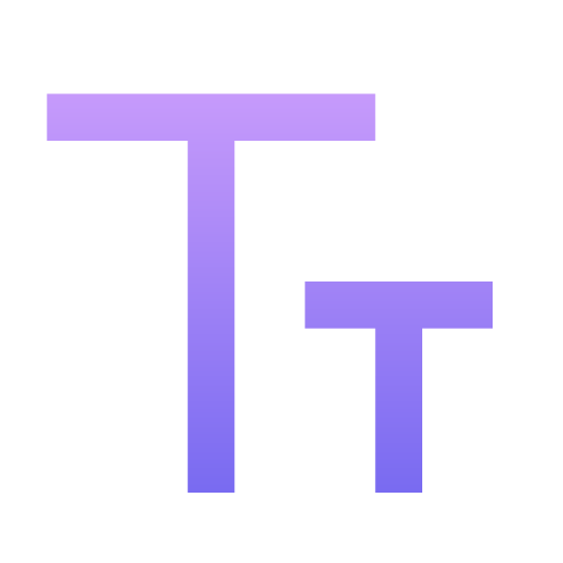 lettertype Generic Gradient icoon