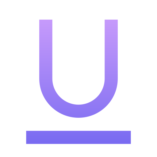 unterstreichen Generic Gradient icon