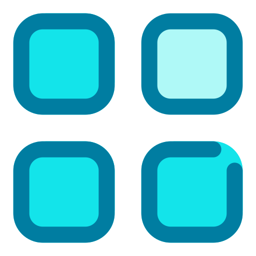 メニュー Generic Blue icon