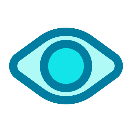 Eye Generic Blue icon