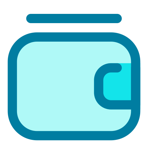 Wallet Generic Blue icon