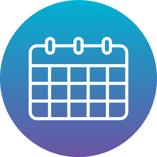 kalender Generic Flat Gradient icon