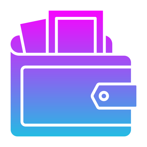 Бумажник Generic Flat Gradient иконка