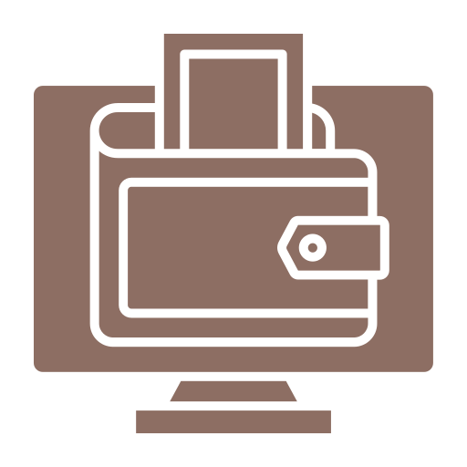 billetera digital Generic Simple Colors icono