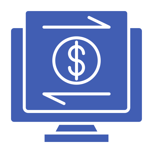Online transfer Generic Simple Colors icon