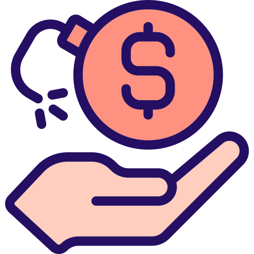 Financial risk Generic Outline Color icon