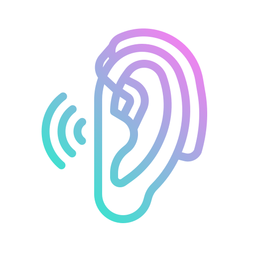 Hearing aid Generic Gradient icon