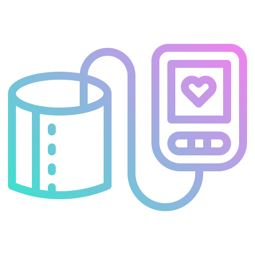 Blood pressure meter Generic Gradient icon
