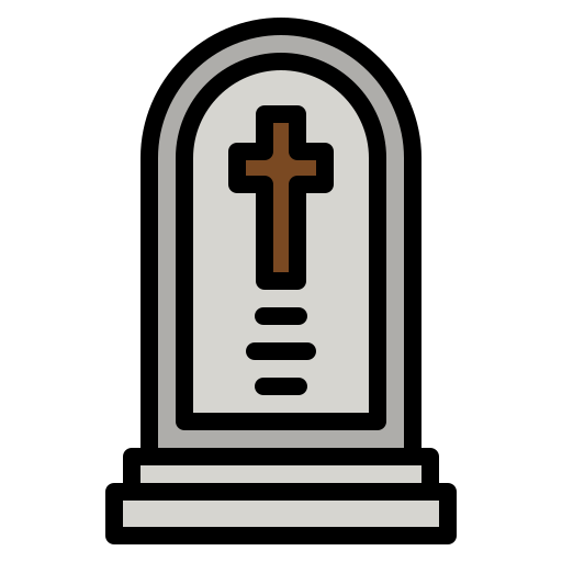 묘지 Generic Outline Color icon