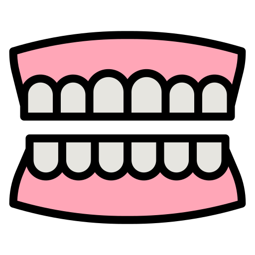 入れ歯 Generic Outline Color icon