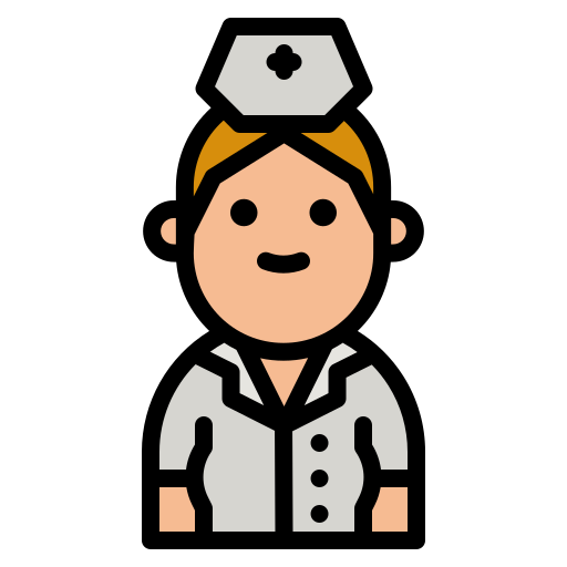 看護婦 Generic Outline Color icon