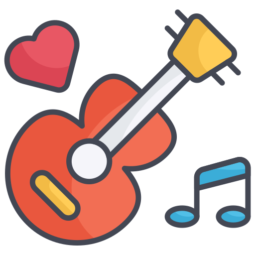 gitarre Generic Outline Color icon