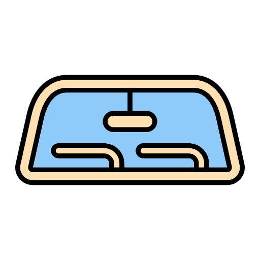 Windshield Generic Outline Color icon