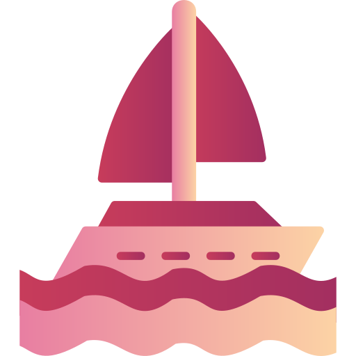Yacht Generic Flat Gradient icon