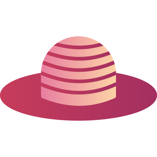 sombrero para el sol Generic Flat Gradient icono