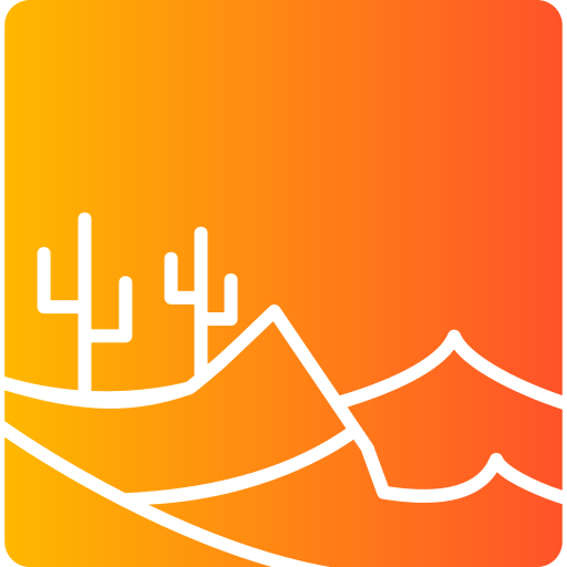 desierto Generic Flat Gradient icono