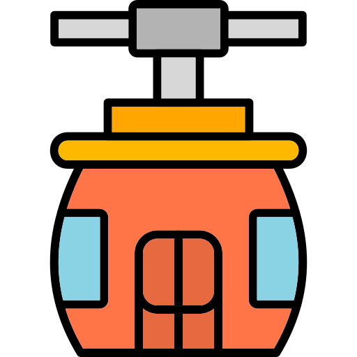 Cableway Generic Outline Color icon