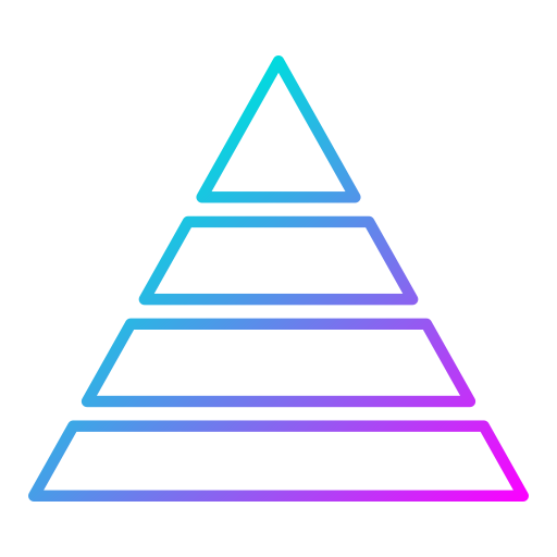 pirámide Generic Gradient icono