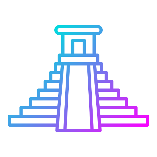 chichen itza Generic Gradient icon