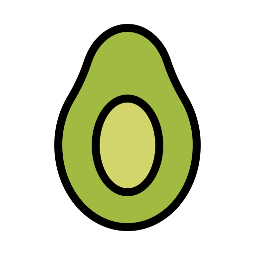 Авокадо Generic Outline Color иконка