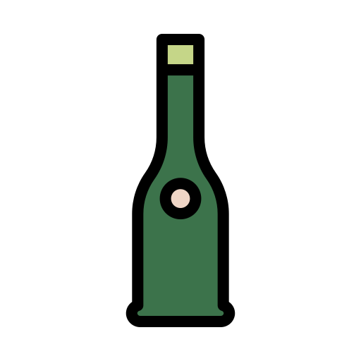 Wine Generic Outline Color icon