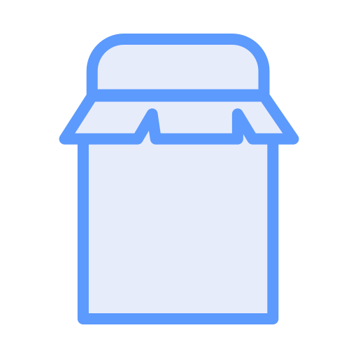 recipiente de tarro Generic Blue icono