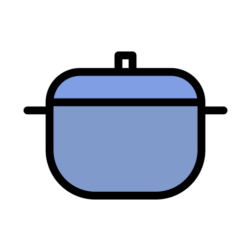 patelnia Generic Outline Color ikona