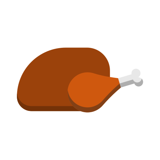 구운 치킨 Generic Flat icon