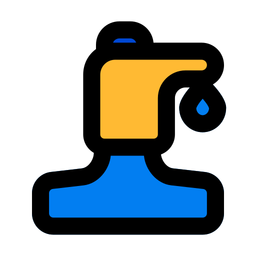 pompa dell'acqua Generic Outline Color icona