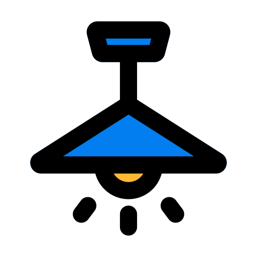 ハンギングランプ Generic Outline Color icon