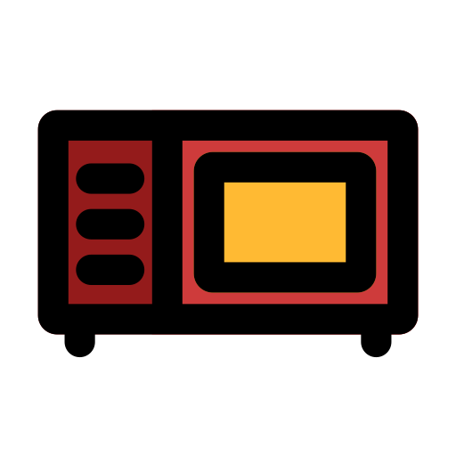 microondas Generic Outline Color icono