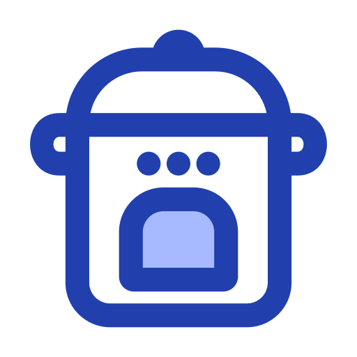 Pressure cooker Generic Blue icon