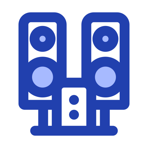 音響システム Generic Blue icon