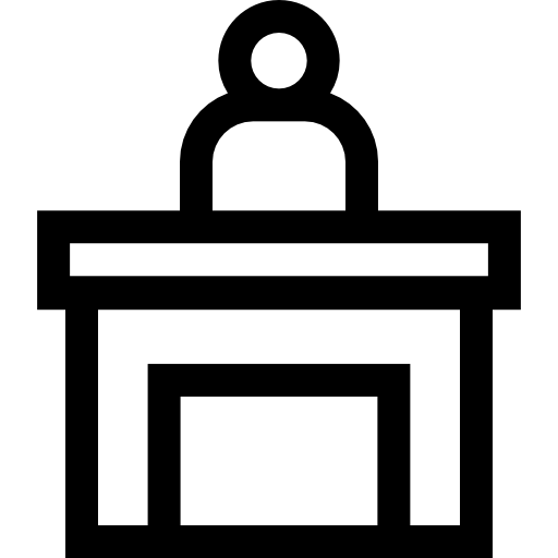 mostrador de información Basic Straight Lineal icono