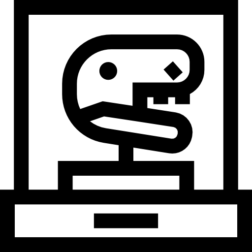 dinosaurus Basic Straight Lineal icoon