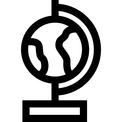 globo Basic Straight Lineal icona