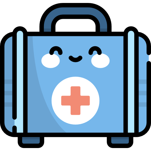 First aid Kawaii Lineal color icon