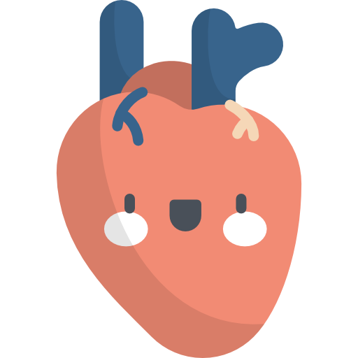 Heart Kawaii Flat icon