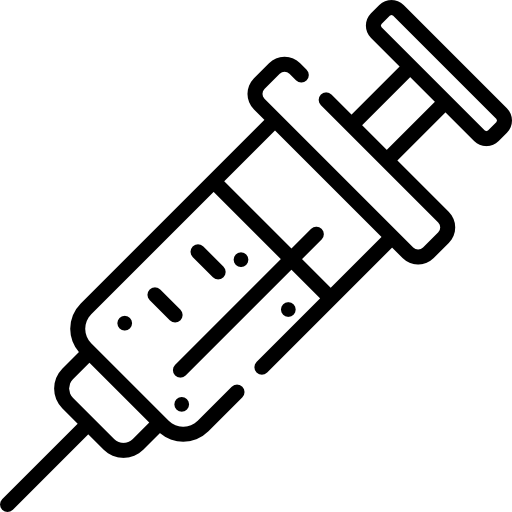 siringa Kawaii Lineal icona