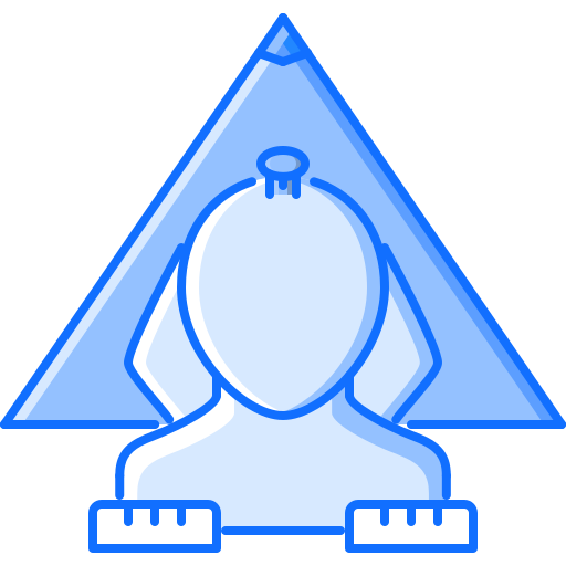 Sphinx Coloring Blue icon