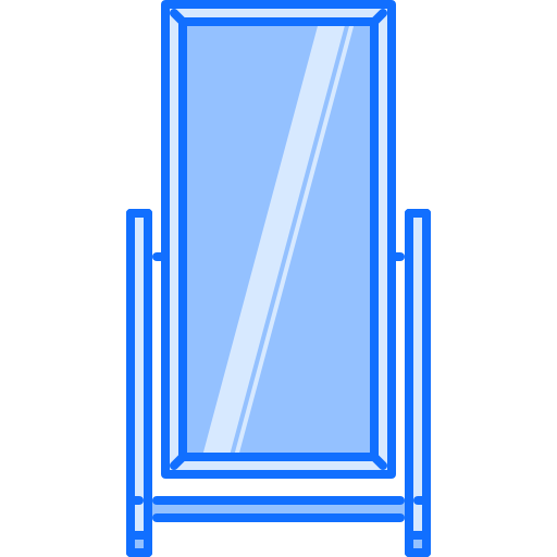 鏡 Coloring Blue icon