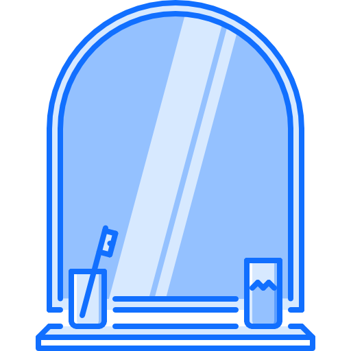 espejo Coloring Blue icono